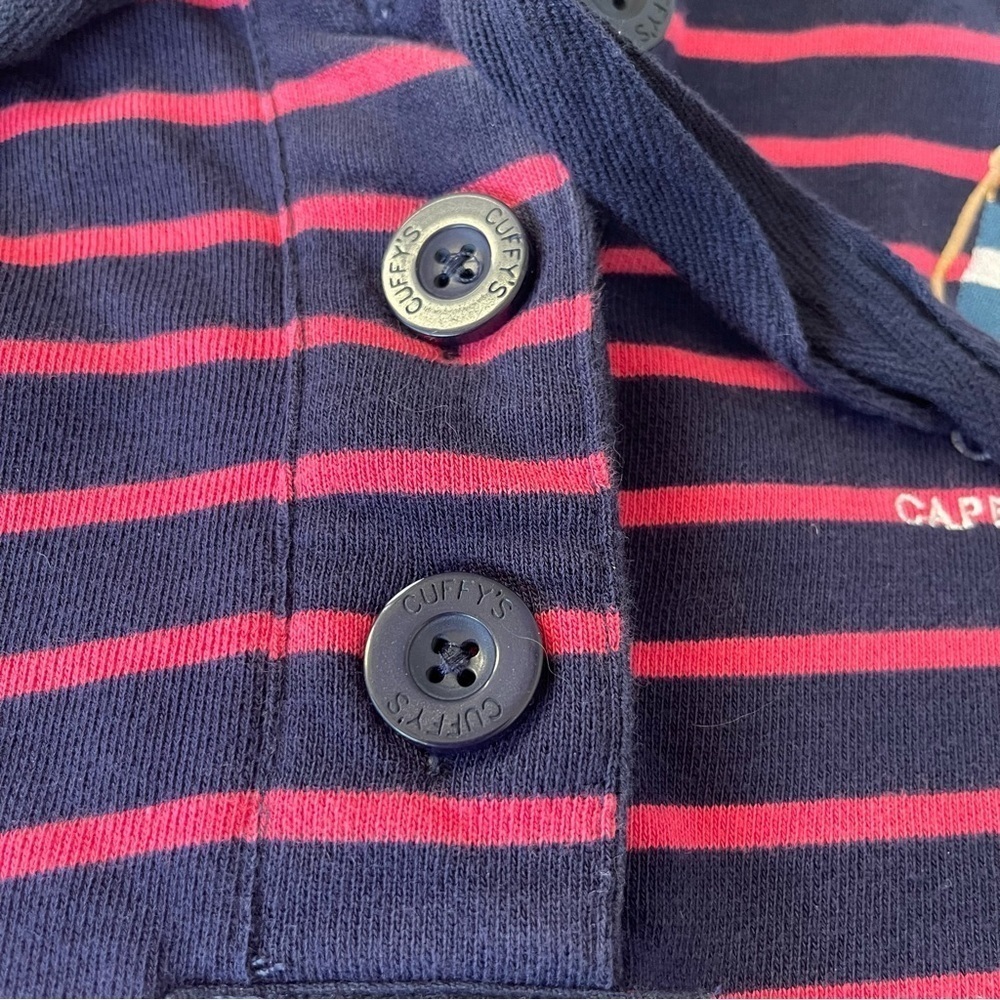 Cuffy’s of Cape Cod Pullover Nautical Striped Sweatshirt Long sleeve Sweater - Picture 10 of 10